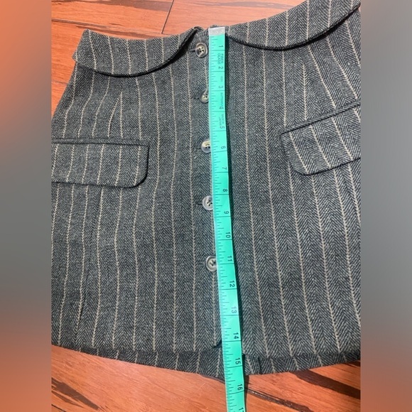 ASTR The Label Wilshire Skirt Striped Wool Blend sz Small - Picture 5 of 9